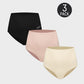 3-Pack High Waist Tummy Control Brief Panties - Comfortable Shaping Underwear