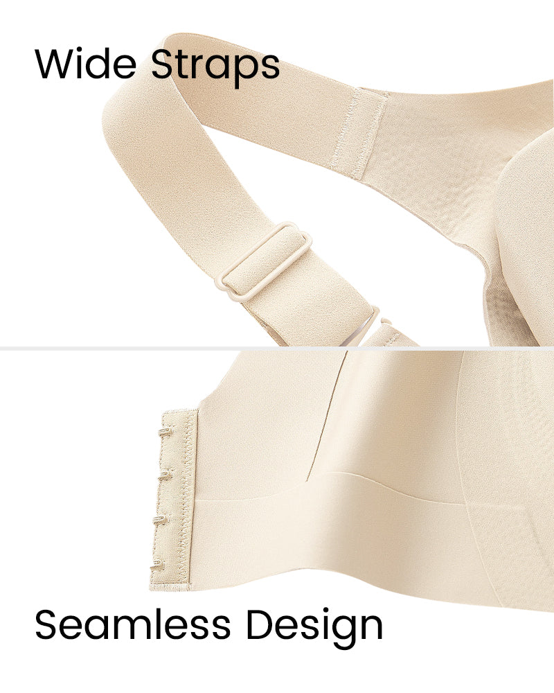 Ultimate Comfort Seamless Wireless Shaper Bra for Everyday Support & Lift