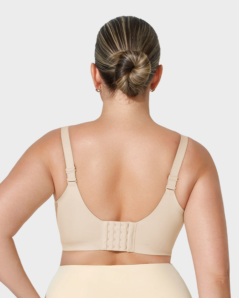 Ultimate Back Smoothing Push-Up Plunge Bra for Seamless Support and Lift