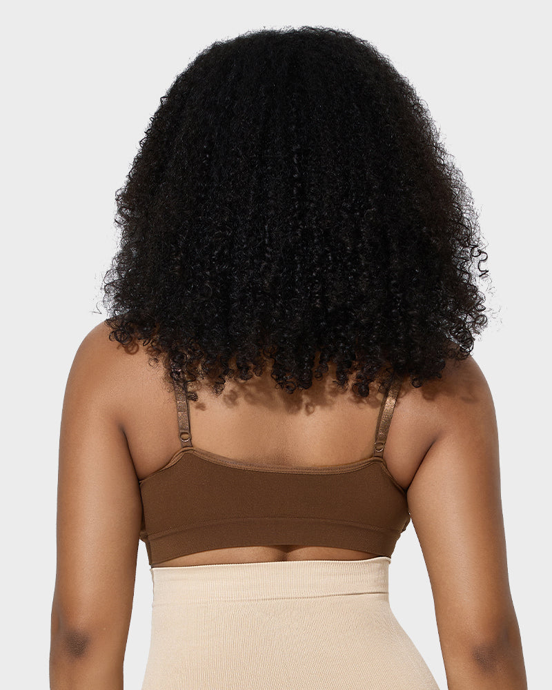 SheCurve Women's Full Coverage Wireless Sculpt Bra: Non-Padded, Seamless Comfort