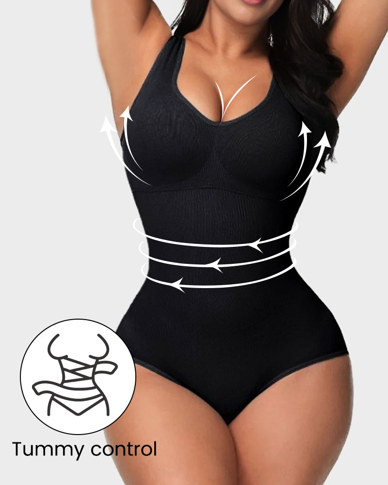 SheCurve Women's Seamless Smoothing Tank Top Bodysuit Shapewear for Daily Wear