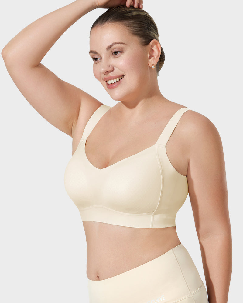 Comfortable Full Coverage Longline Smoothing Wireless Bra for Everyday Support