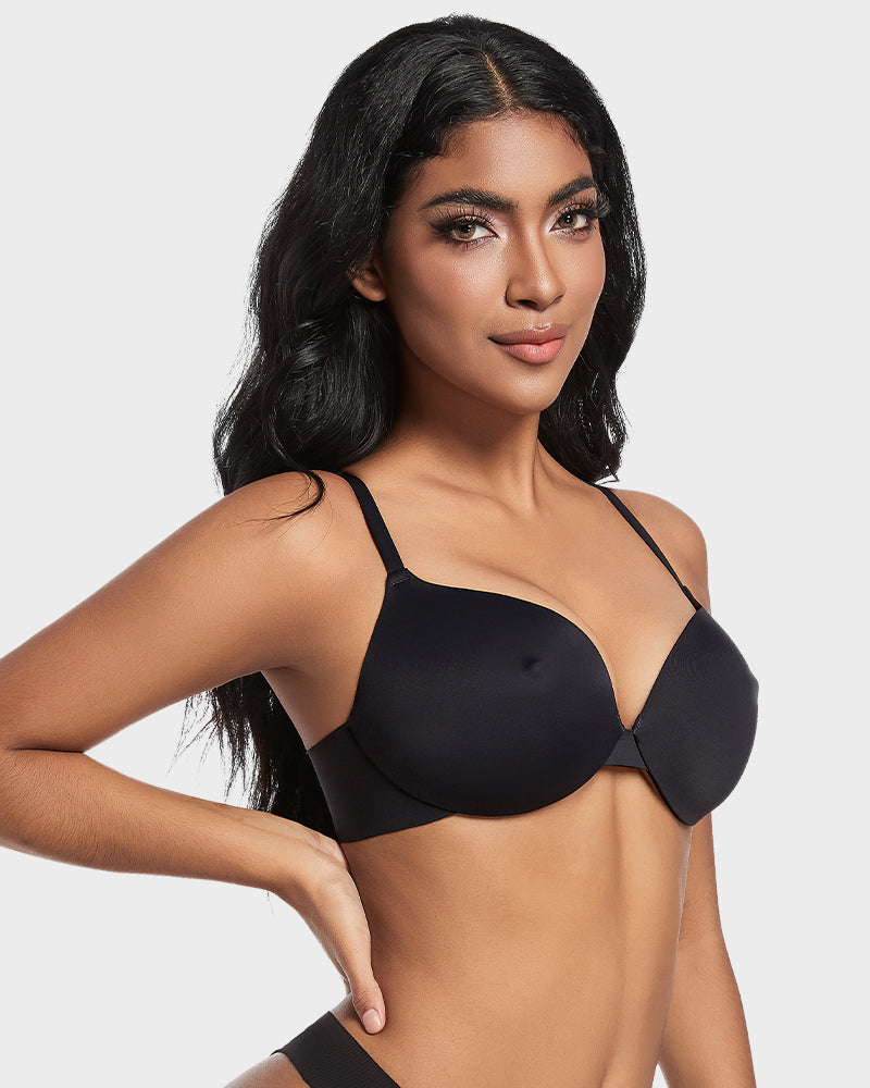 Invisible Seamless Comfort Push-Up Bra for Natural Lift & Smooth Silhouette