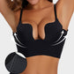 Invisible Deep Plunge U-Shaped Backless Bra for Low Cut Outfits