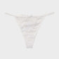 SheCurve Seductive Lace-Trim Mesh V-String Panty – Comfortable, Breathable Thong