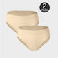 SheCurve Seamless Everyday Brief Panties (2-Pack) – Smooth, Comfortable Women's Underwear