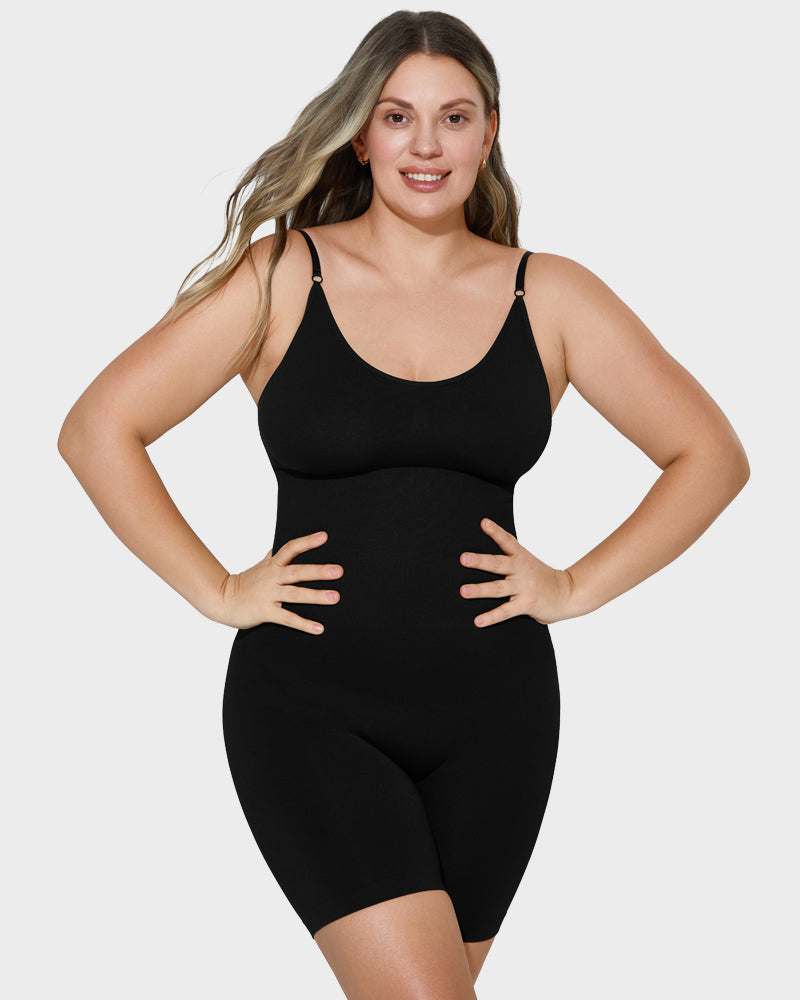 SheCurve Ultra-Smooth Seamless Full Body Shaper Bodysuit for Flawless Silhouettes