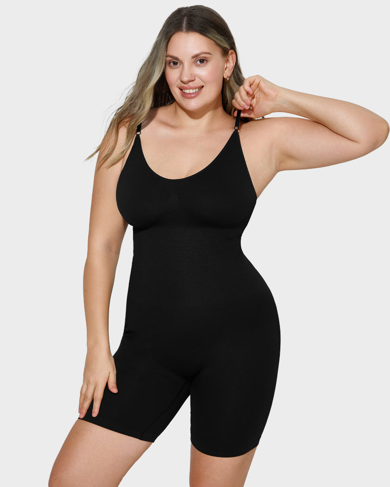SheCurve Ultra-Smooth Seamless Full Body Shaper Bodysuit for Flawless Silhouettes