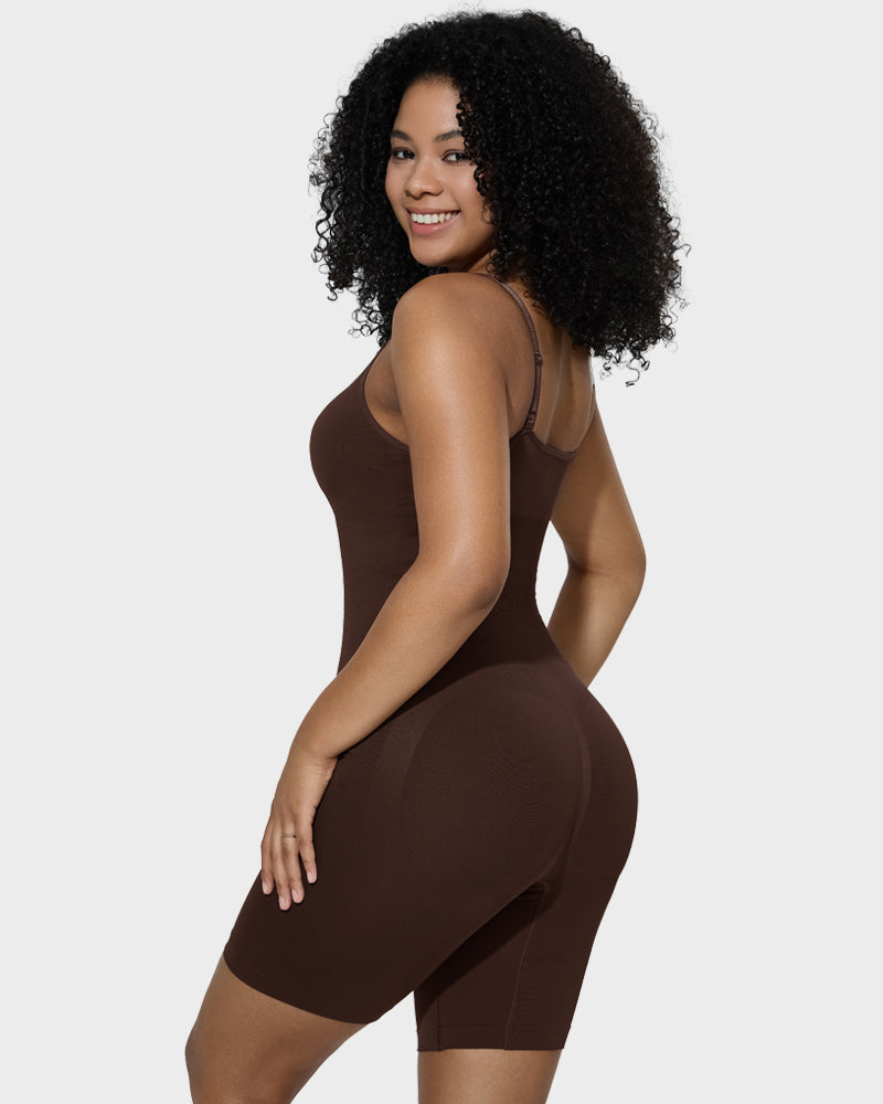SheCurve Ultra-Smooth Seamless Full Body Shaper Bodysuit for Flawless Silhouettes