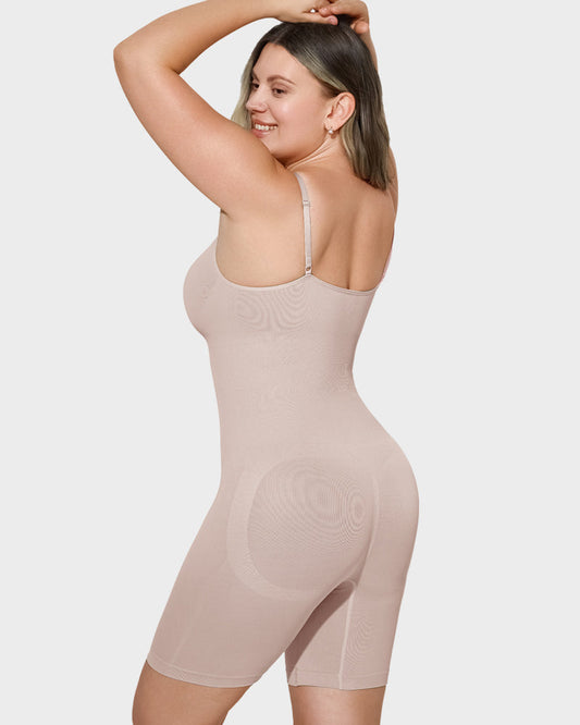 SheCurve Ultra-Smooth Seamless Full Body Shaper Bodysuit for Flawless Silhouettes