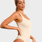 Comfortable Seamless Wide Strap Backless Thong Bodysuit for Body Sculpting