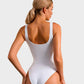 Comfortable Seamless Wide Strap Backless Thong Bodysuit for Body Sculpting