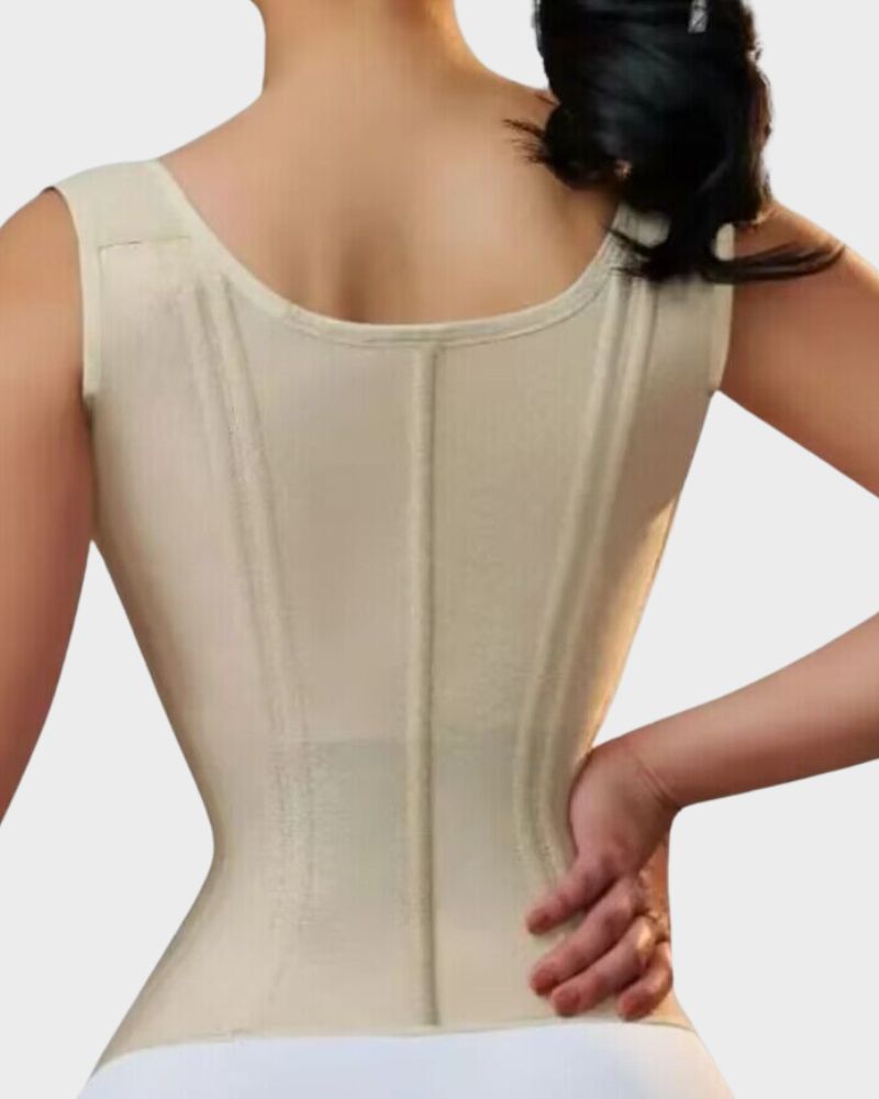 SheCurve Double Waistband Corset Vest Trainer: Instant Hourglass Shape, Posture Support