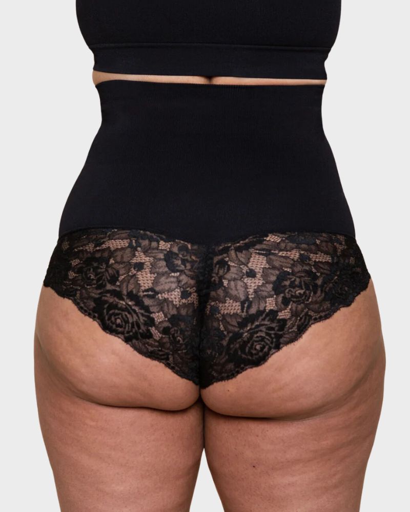 Seamless Ultra High-Waist Tummy Control Body Shaper Panty for Smooth Figure
