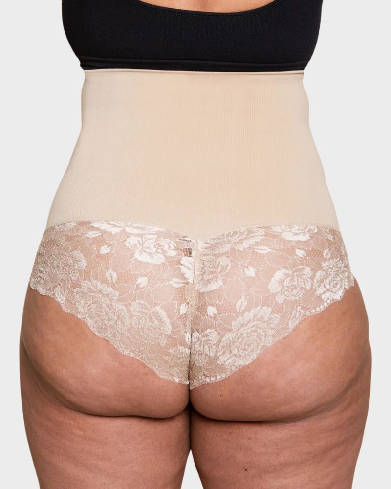 Seamless Ultra High-Waist Tummy Control Body Shaper Panty for Smooth Figure