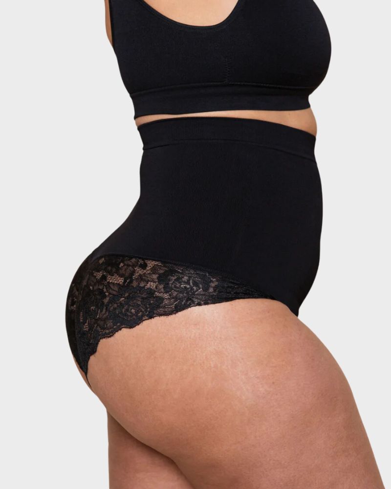 Seamless Ultra High-Waist Tummy Control Body Shaper Panty for Smooth Figure