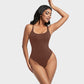 Seamless Sculpt Sleeveless Scoop Neck Thong Bodysuit: Flattering Comfort Shapewear