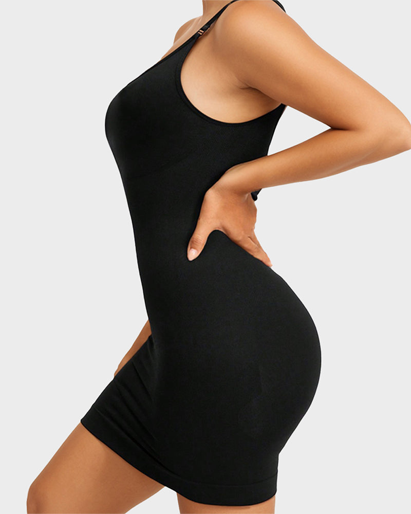 SheCurve Seamless Tummy Control Shaping Dress for Women's Hourglass Silhouette