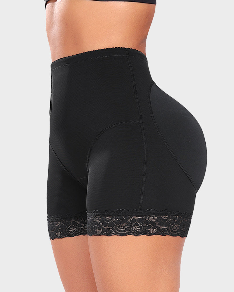SheCurve High Waist Tummy Control Butt Lifting Seamless Body Shaper Shorts