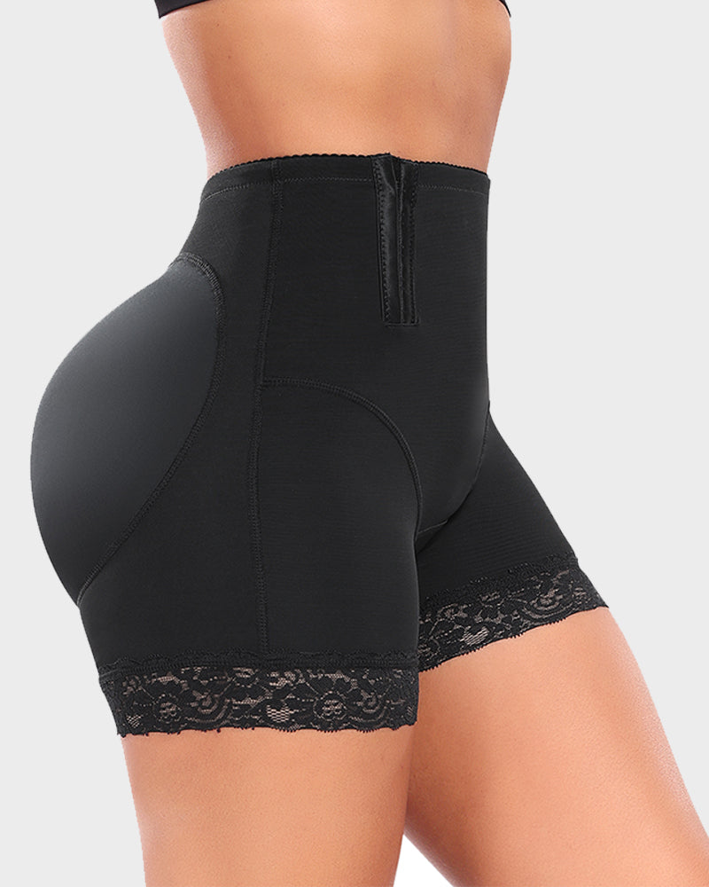 SheCurve High Waist Tummy Control Butt Lifting Seamless Body Shaper Shorts