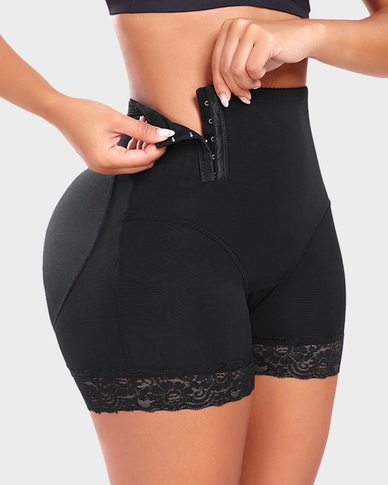 SheCurve High Waist Tummy Control Butt Lifting Seamless Body Shaper Shorts