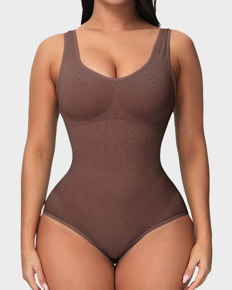 SheCurve Women's Seamless Smoothing Tank Top Bodysuit Shapewear for Daily Wear