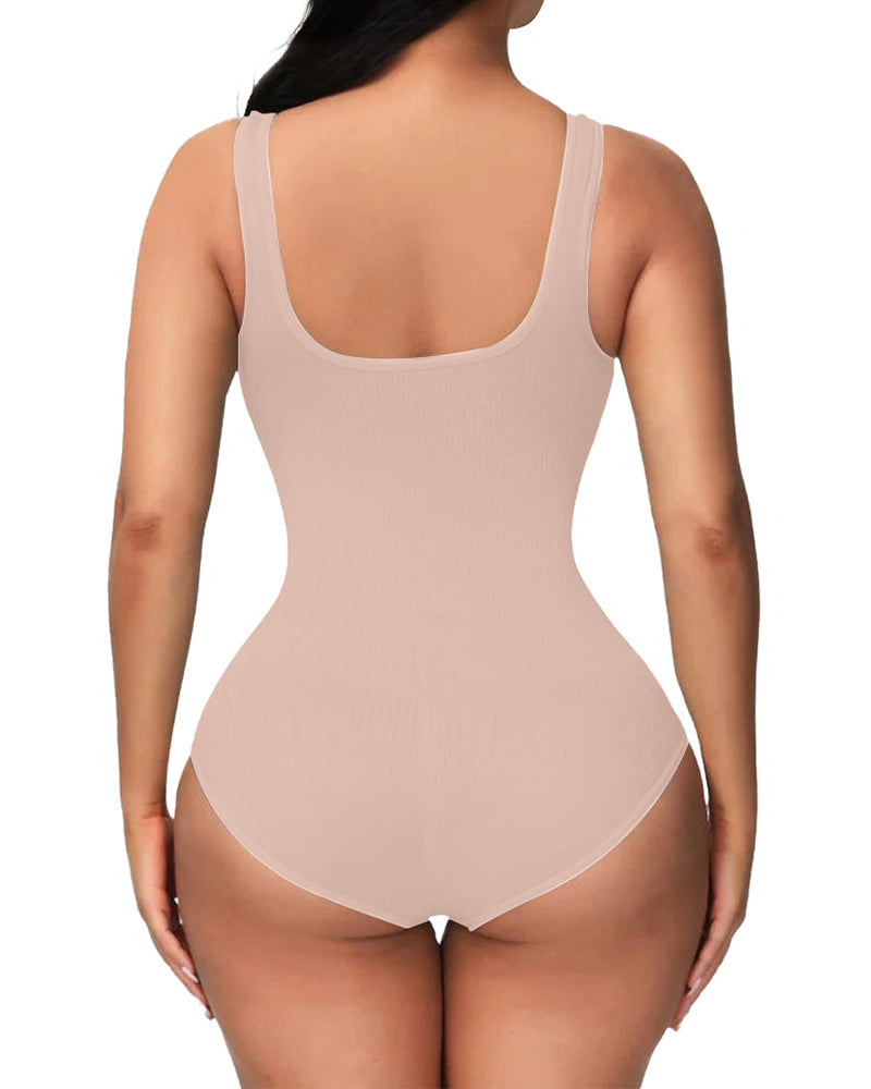 SheCurve Women's Seamless Smoothing Tank Top Bodysuit Shapewear for Daily Wear
