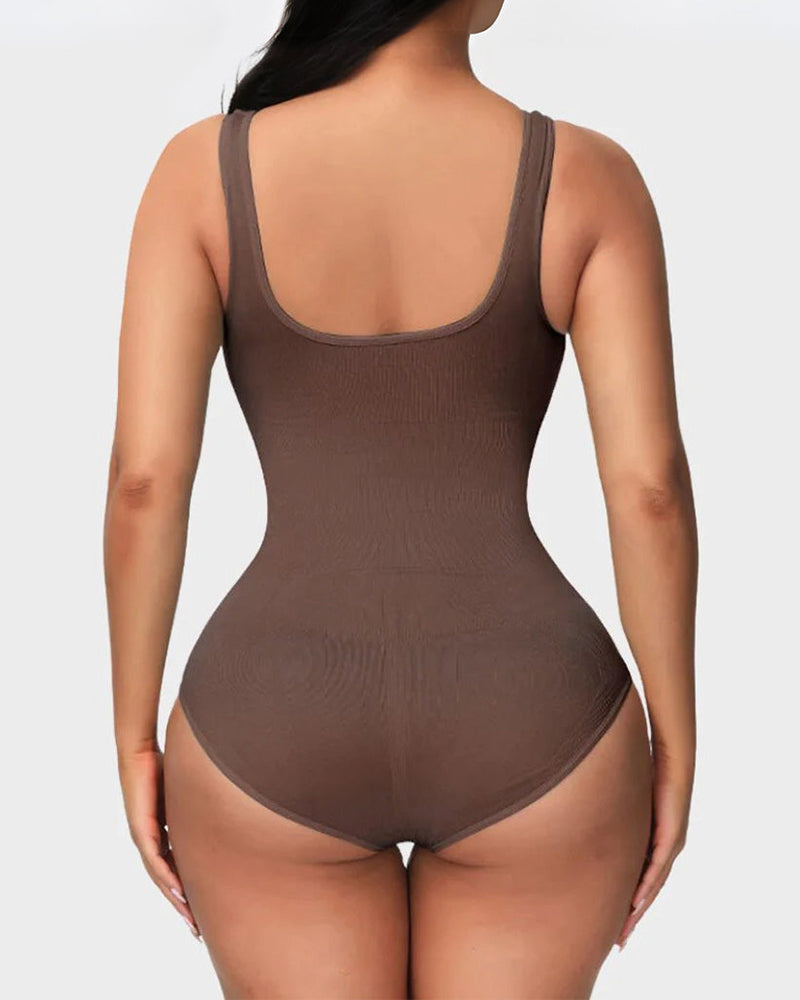 SheCurve Women's Seamless Smoothing Tank Top Bodysuit Shapewear for Daily Wear