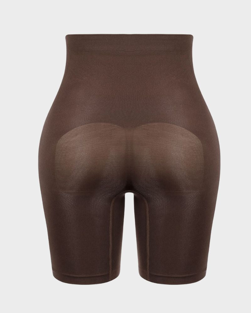 Seamless Butt Lifter Shaping Shorts: Tummy Control & Thigh Slimming Comfort