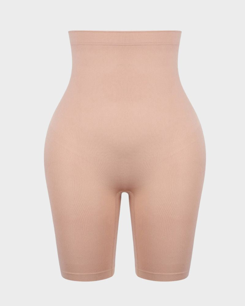 Seamless Butt Lifter Shaping Shorts: Tummy Control & Thigh Slimming Comfort