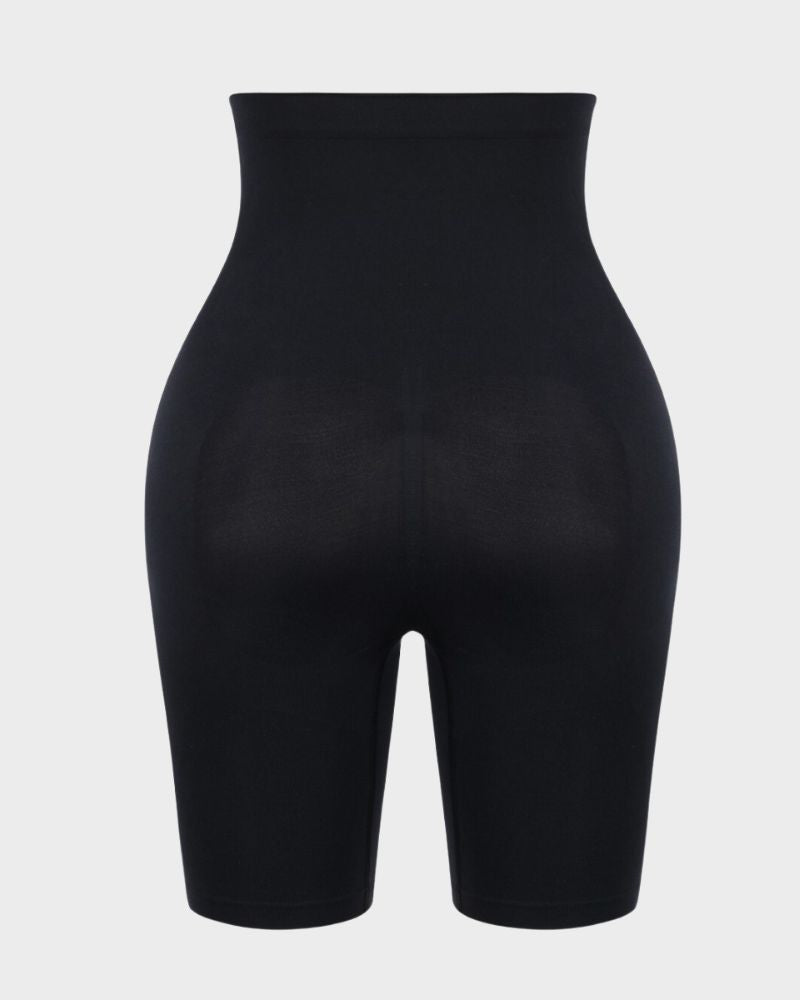 Seamless Butt Lifter Shaping Shorts: Tummy Control & Thigh Slimming Comfort