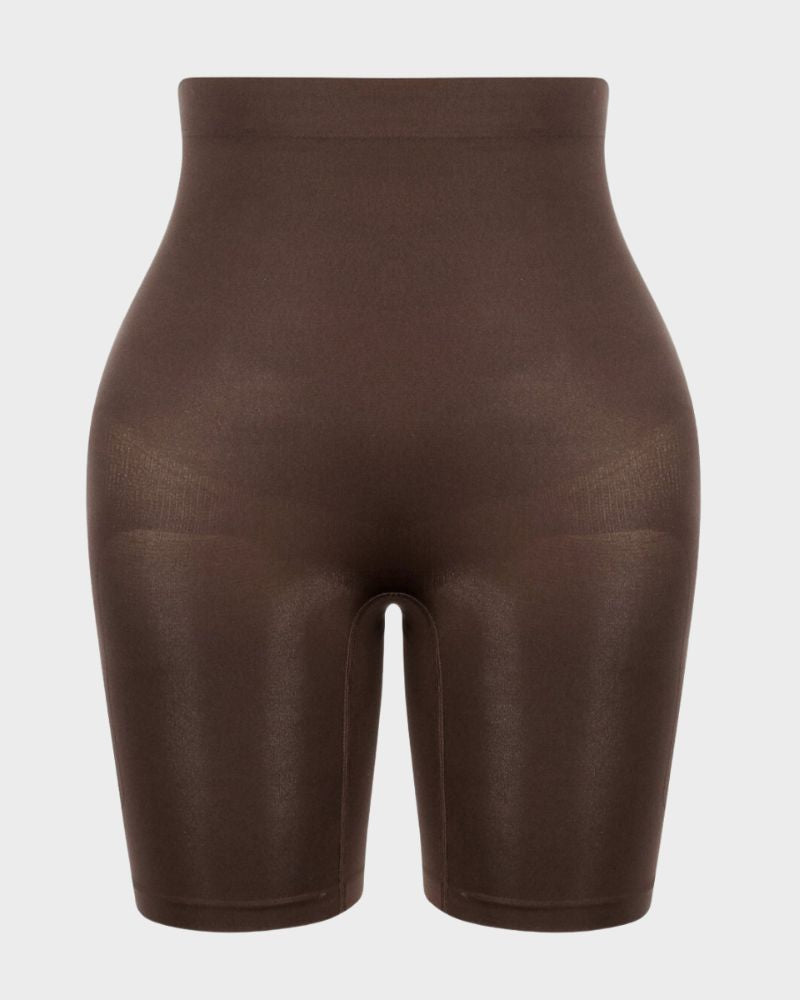 Seamless Butt Lifter Shaping Shorts: Tummy Control & Thigh Slimming Comfort