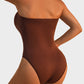 Seamless Strapless Tummy Control Sculpting Bodysuit for Flattering Invisible Comfort