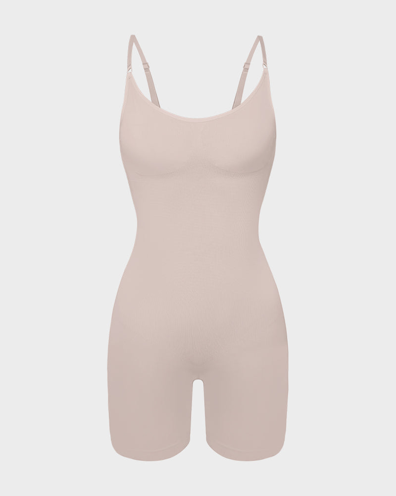 SheCurve Ultra-Smooth Seamless Full Body Shaper Bodysuit for Flawless Silhouettes