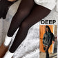 Cozy Translucent Fleece Lined Tights: Warm, Shaping, Skin-Tone Winter Hosiery