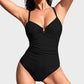 Smart Sculpt U-Ring Cut Out Shaping Swimsuit