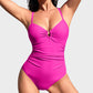 Smart Sculpt U-Ring Cut Out Shaping Swimsuit