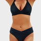 Stylish Vintage Halter Neck Bikini Swimsuit Set - Comfortable Two-Piece Beachwear