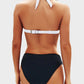 Stylish Vintage Halter Neck Bikini Swimsuit Set - Comfortable Two-Piece Beachwear