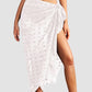 Elegant Sheer Side Tie Midi Sarong Swimsuit Cover-Up for Beach & Pool