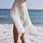 Elegant Sheer Side Tie Midi Sarong Swimsuit Cover-Up for Beach & Pool