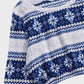 Cozy Festive Coral Fleece Long Sleeve Top & Shorts Set for Holiday Lounging
