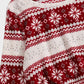 Cozy Festive Coral Fleece Long Sleeve Top & Shorts Set for Holiday Lounging