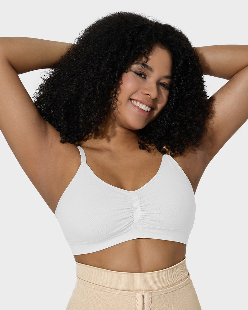SheCurve Women's Full Coverage Wireless Sculpt Bra: Non-Padded, Seamless Comfort
