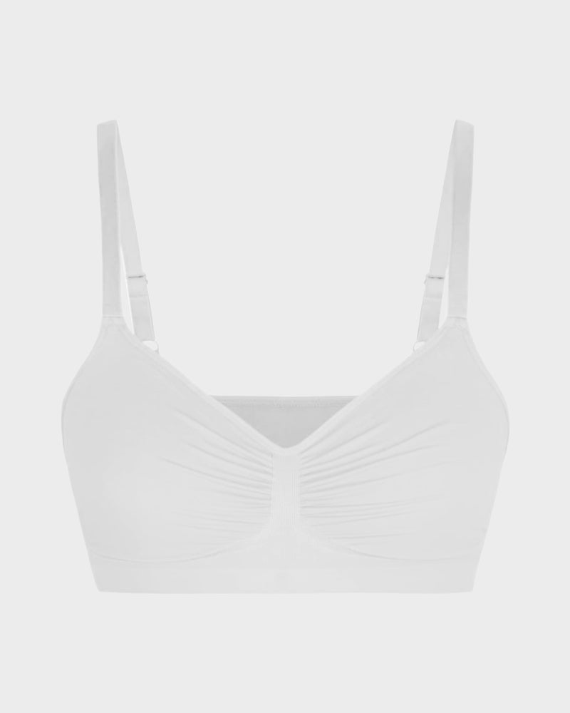 SheCurve Women's Full Coverage Wireless Sculpt Bra: Non-Padded, Seamless Comfort